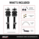 Performance Air Suspension Front Kit - Ford / S550 / S650 by Air Lift Performance 76007