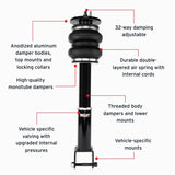 Air Lift Performance Front Kit for 05-17 Chrysler 300 / 06-21 Dodge Charger / 05-08 Dodge Magnum by Air Lift Performance 76017