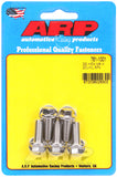 ARP M8 x 1.25 x 20 Hex SS Bolts (5/pkg)