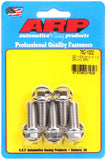 ARP M10 x 1.50 x 25 Hex SS Bolts (5/pkg)