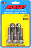 ARP M12 x 1.75 x 50 Hex Black SS Bolts (5/pkg)