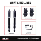 Air Lift Performance Series Rear Kit w/Shocks - BMW / F2X / F3X by Air Lift Performance 76521