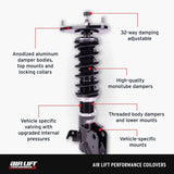 Air Lift Performance Coilover Kit - Lexus GS / IS / RC by Air Lift Performance 79018