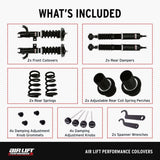 Air Lift Performance Coilover Kit - Lexus ES / Toyota / Avalon / Camry by Air Lift Performance 79019