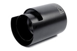 Dinan Double-Walled 4.5" Clamp-On Exhaust Tip w/ 3.25" Inlet for Dual Exhaust Setups (Black Ceramic) by Dinan D663-0644-BOX