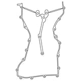 Cometic Ford 2.0 / 2.3L EcoBoost .018in AFM Timing Cover Gasket by Cometic CGS-C15505-018