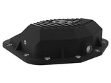 aFe POWER 21-22 Ram1500 TRX Hemi V8 6.2L PRO Series Rear Diff Cover Black w/Machined Fins & Gear Oil by AFE 46-71281B