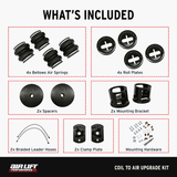 Air Lift Performance Coil to Air Upgrade Kit - Ford Mustang S550 / S650 (2015-24) by Air Lift Performance 83007