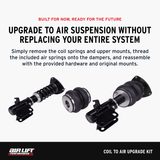 Air Lift Performance Coil to Air Upgrade Kit - Tesla Model 3 AWD (2017-23) / Model Y AWD (20-24) by Air Lift Performance 83009