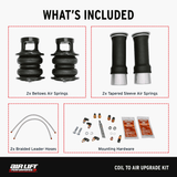 Air Lift Performance Coil to Air Upgrade Kit - Infiniti G35 G37 RWD (2007-13) / Nissan 370Z (2009-20) by Air Lift Performance 83010