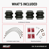 Air Lift Performance Coil to Air Upgrade Kit - Acura TLX (2015-20) / Honda Accord (2013-17) by Air Lift Performance 83014