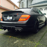 Suvneer Motorsports Suvneer W204 C63 AMG Carbon Fiber Side Skirt Extension Splitters W204C63SIDESPL