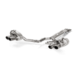 Akrapovic Porsche Panamera Turbo (971) Evolution Line Cat Back (Titanium) w/Titanium Tail Pipe Set by Akrapovic S-PO/TI/9H-18