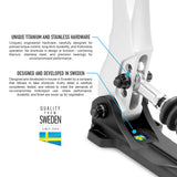 Nuke Performance Hydraulic Handbrake DriftSpec Pro, Billet Organic Flow 420mm