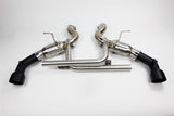 Mishimoto Chevrolet Camaro SS Dual Tip Race Axleback Exhaust, 2016+, Black