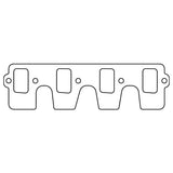 Cometic GM LS7 Gen-4 Small Block V8 .060in Fiber Intake Mani Gasket Set-1.479in x 2.487in Rect. Port by Cometic CGS-C15687-060