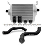 Mishimoto Ford 7.3L Powerstroke Intercooler Kit, 1999-2003 Silver Cooler, Black Pipes