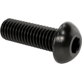 Black-Oxide Button Head Hex-Drive Bolt - M8x1.25x25 by Velt Sport 91239A427