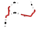 aFe Bladerunner 2-1/4 IN Aluminum Hot Charge Pipe Black 20-23 Ford Explorer/Explorer ST - Red by AFE 46-20658-R