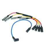 Techtonics Red/Blue/Yellow Spark Plug Wire Set '93-early'99 Mk3 2.0L 8v