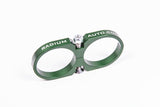 Radium Engineering 2-Piece Fuel Pump Clamp For Bosch 044 - Green W/ Logo by Radium Engineering RAD20-0122