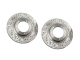 Zimmerman Cross Drilled Front Rotor Set - Porsche / 944 95135104100-ZIM-QTY2