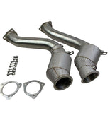 Racing Dynamics Downpipes w/ Sport Cats - Porsche 958.2 Cayenne by Racing Dynamics 958-10-00-350