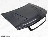 Suvneer Motorsports Carbon Fiber Hood Terminator Style for AUDI A4 4DR 1996-2001