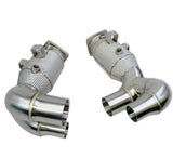 Racing Dynamics Racing Dynamics Catted By-Pass Pipes w/ Heat Shield - Porsche / 991 / 3.0 (2017-2019) 991.08.00.250