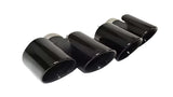 Racing Dynamics Sport Quad Style Tailpipe Tips (Black) - Porsche 991 911 3.6L/3.8L by Racing Dynamics 991-08-00-325B