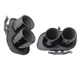 Racing Dynamics Tail Pipe Tips (Black) - Porsche 992 911 by Racing Dynamics 992-08-00-620B