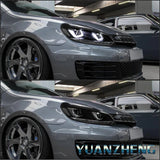 VLAND LED Headlights Halogen Models (Lower DRL) - VW / Mk6 / Golf