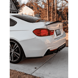 Suvneer Motorsports Suvneer F32 & F33 M Sport Rear Bumper Carbon Fiber Splitters F32MTRRSPL