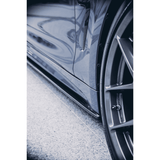 Suvneer Motorsports Suvneer MP Designed F Series Carbon Fiber Side Skirts Extensions F32MTSIDESPL-CF
