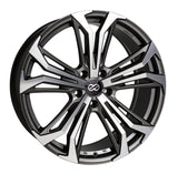 Enkei Wheels Vortex 18" 5x114.3 Anthracite Machined by Enkei 510-880-6538AM