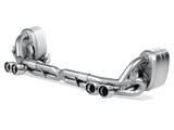 Akrapovic Porsche 911 Carrera S/4/4S/GTS (997.2) Slip-On Race Line (Titanium) w/ Titanium Tips by Akrapovic S-PO997CA-RT