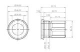 SuperPro 16-23 Mazda Miata MX5 Front Lower Control Arm Bushing Kit - Inner Forward Position by Superpro SPRSPF5223K