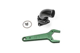 Radium Engineering FCST-X 3-Bolt Remote Mount Fill Neck - 24AN Elbow - 1.5in Barb by Radium Engineering RAD20-1047