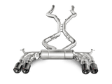 Akrapovic BMW X5M (F85) Evolution Line Cat Back (Titanium) w/ Carbon Tips by Akrapovic S-BM/T/1