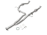 aFe Power Twisted Steel Y-Pipe w/ Cat SS 16-20 Toyota Tacoma V6 3.5L (4WD Only) by AFE 48-46013-RC