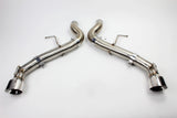 Mishimoto 2016+ Chevrolet Camaro SS Dual-Tip Race Axle-Back Exhaust w/ Polished Tips
