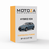 Motoza Performance Stock Block Motoza Hybrid K04 Remote Tune: Audi A3  (8P / 2.0T FSI / EA113) MTZ_K04_A3_8P