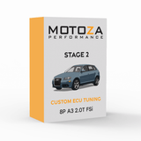 Motoza Performance Stage 2 for Stock Injectors Motoza Stage 2 or 2+ Remote Tune: Audi A3  (8P / 2.0T FSI / EA113) MTZ_S2_A3_8P