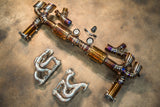 Valvetronic Designs Porsche 911 Turbo 991.1 / 991.2 Valved Race Exhaust System by Valvetronic POR.991.TUR.VSES.FFH.TI