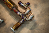Valvetronic Designs Porsche 911 Turbo 991.1 / 991.2 Valved Race Exhaust System by Valvetronic POR.991.TUR.VSES.FFH.TI