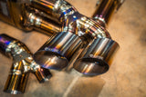 Valvetronic Designs Porsche 911 Turbo 991.1 / 991.2 Valved Race Exhaust System by Valvetronic POR.991.TUR.VSES.FFH.TI