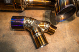 Valvetronic Designs Porsche 911 Turbo 991.1 / 991.2 Valved Race Exhaust System by Valvetronic POR.991.TUR.VSES.FFH.TI