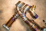 Valvetronic Designs Porsche 911 Turbo 991.1 / 991.2 Valved Race Exhaust System by Valvetronic POR.991.TUR.VSES.FFH.TI