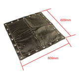 SPA Performance 23.85"x23.85" Titanium Color Basalt Fiber Heat Protection Shield (w/ Eyelets for Fixing) by SPA Performance ACTERSAM03