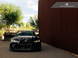AutoTecknic Dry Carbon Motorsport V1 Front Grille Set - G80 M3 | G82/ G83 M4 by AutoTecknic ATK-BM-0414-DCG-V1-7